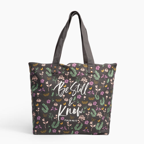 Be Still Canvas Tote Bag