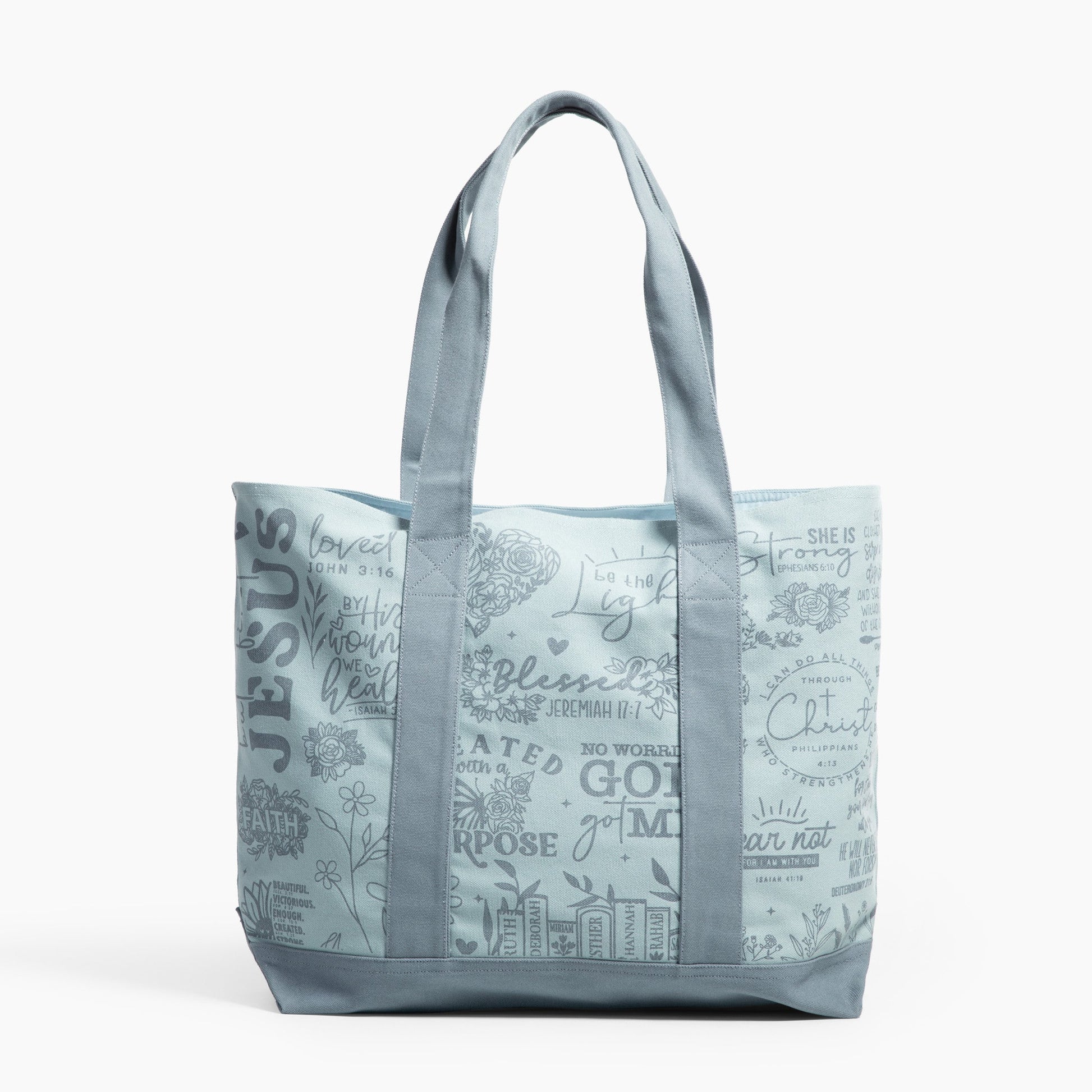 Jesus All Over Print Canvas Tote Bag