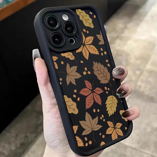 Autumn Leaves and Vintage Maple Leaves Artistic Phone Case