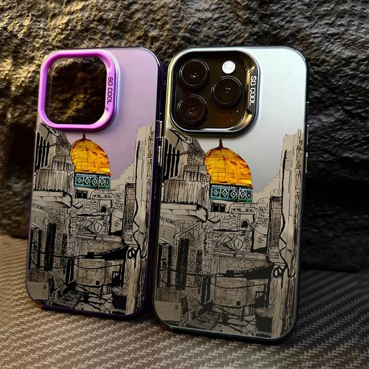 Building Silhouette Design Print Phone Case