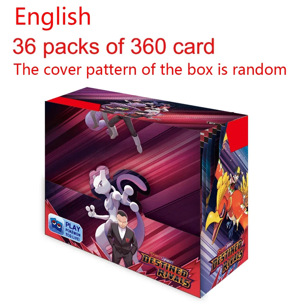 360Pcs Pokemon Card MEGA EVOLUTION Lucario Prismatic Evolutions Game Cartoon English Booster Battle Transaction Card Gift