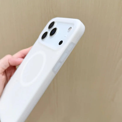 Candy Color Soft Jelly Liquid Silicone For Magsafe Magnetic Wireless Charge Phone Case