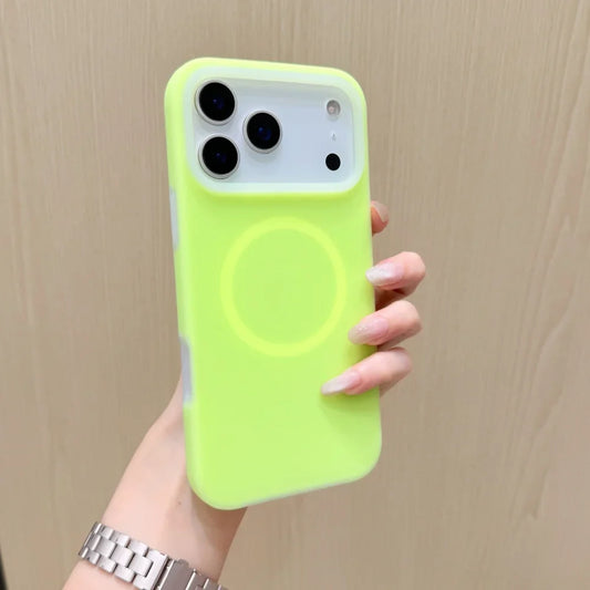 Candy Color Soft Jelly Liquid Silicone For Magsafe Magnetic Wireless Charge Phone Case