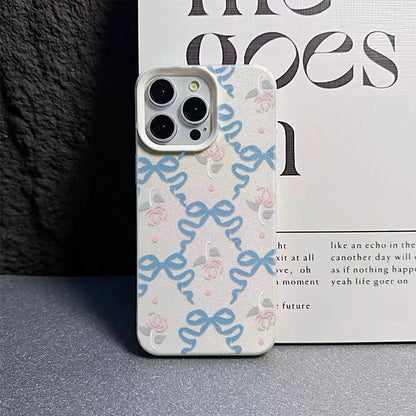 Blue Bow Tie Pattern Phone Case