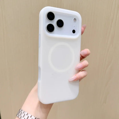 Candy Color Soft Jelly Liquid Silicone For Magsafe Magnetic Wireless Charge Phone Case