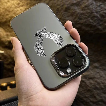 Black And Silver Eagle Design Phone Case