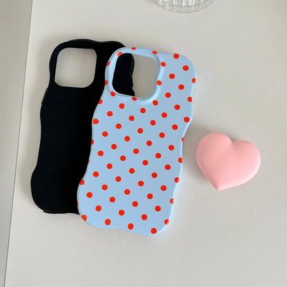 2 IN 1 Polka Dot Phone Case